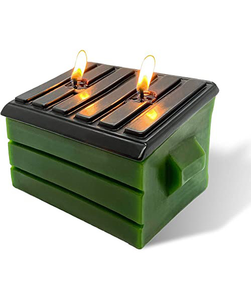 Large Dumpster Fire Candle