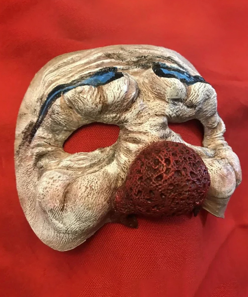 Latex Boozie The Clown Halloween Prosthetic Mask