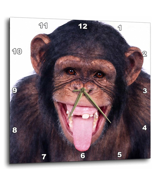 Laughing Monkey Wall Clock