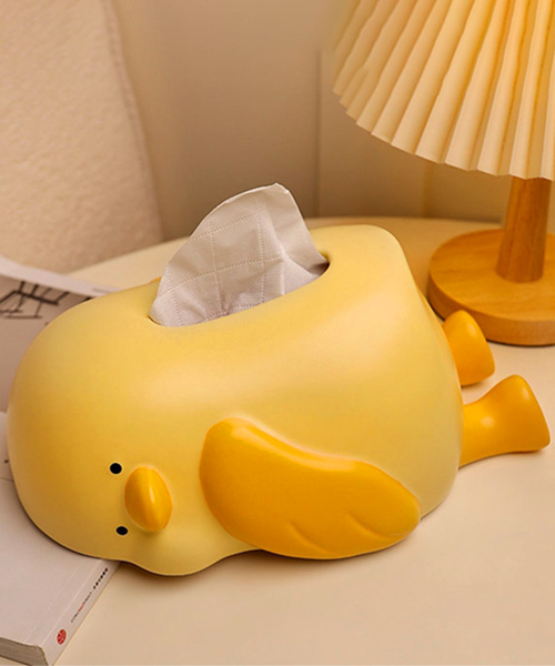 Lazy Duck Tissue Box