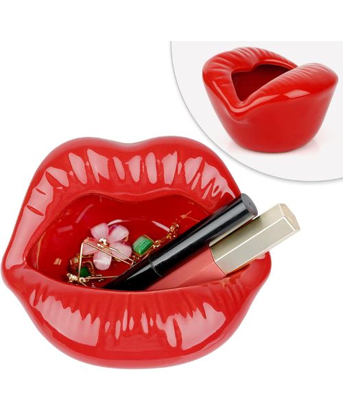 Lips Lipstick Ring Holder