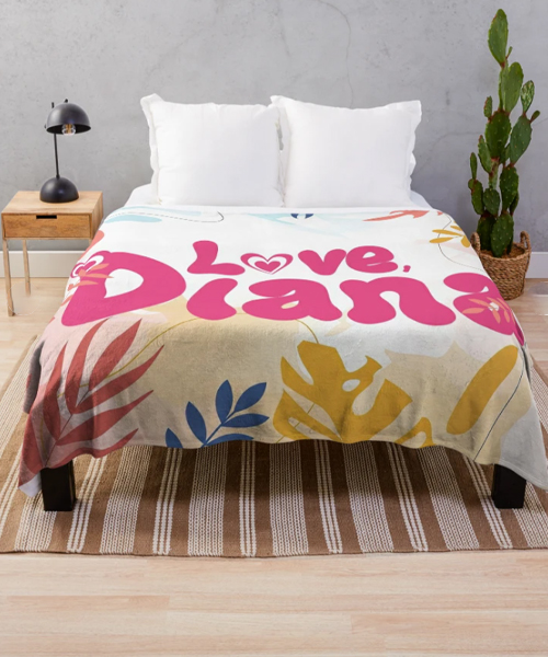Love Diana Throw Blanket