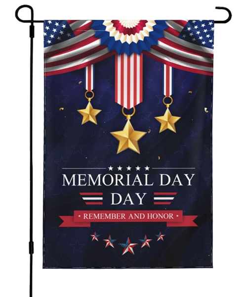 Memorial Day Garden Flags