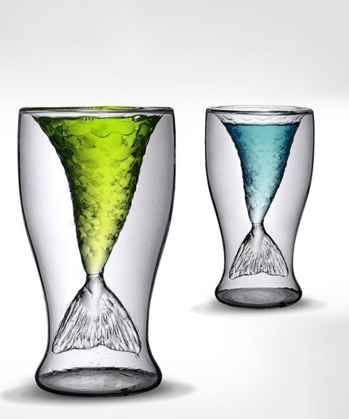 Mermaid Tail Cocktail Glasses: Sip In Style
