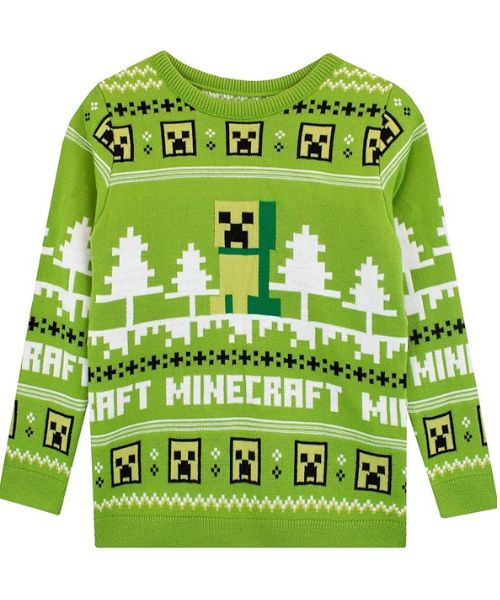 Minecraft Holiday Sweater