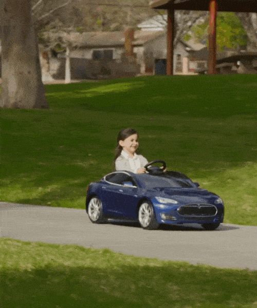 Mini Tesla Model S Kid's Toy Car