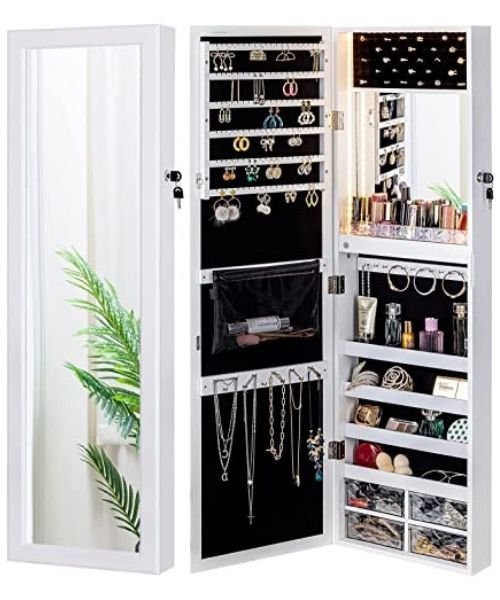 Mirror Jewelry Cabinet