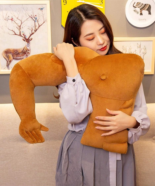 Your Sleeping Companion Muscle Man Pillow