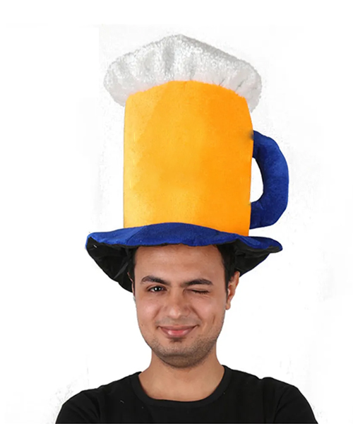 Oktoberfest Funny Beer Party Hat: A Mug Full Of Happy Vibes.