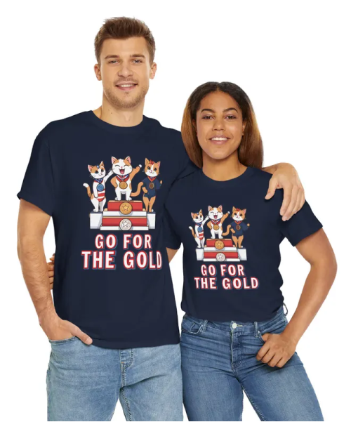 Olympic Podium Cat Unisex Tee