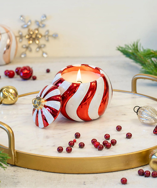 Ornament Candles with Gift Boxes