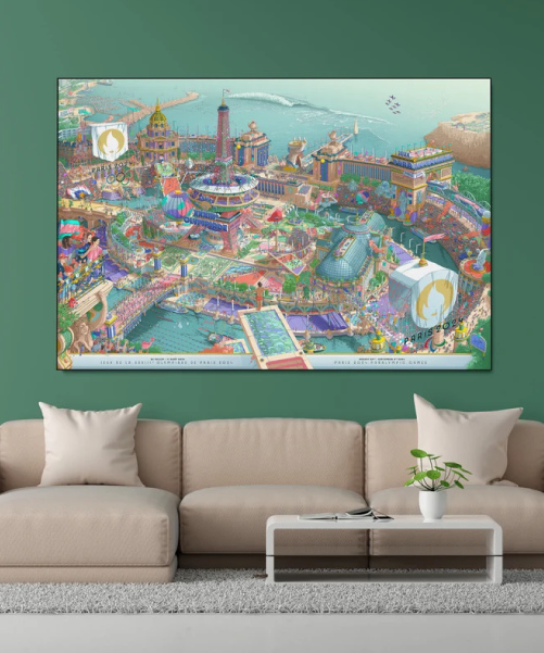 Paris 2025 Olympics Poster