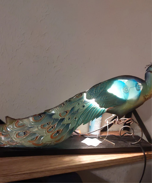 Peacock Lamp That Will Make You Feel Like A Million Bucks