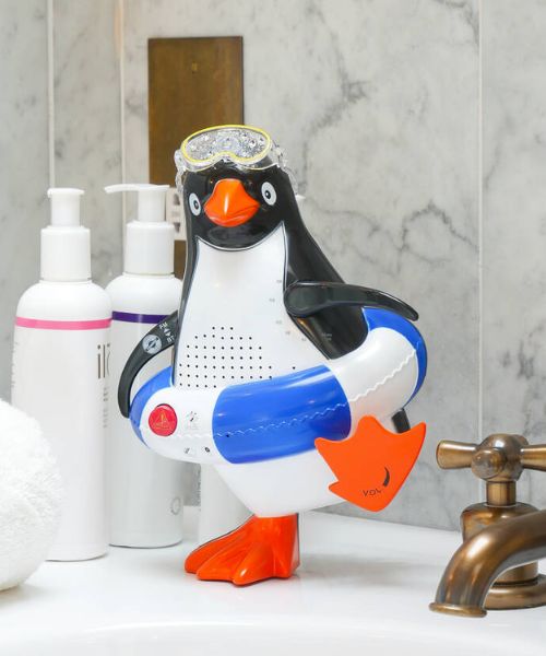 Penguin Shower Radio And Bluetooth Speaker