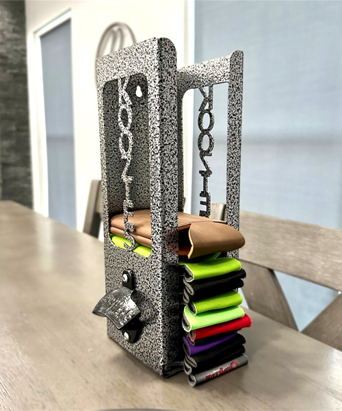 Personalized Can Cooler Dispenser