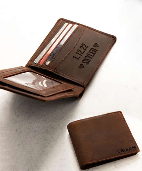 Personalized Engraved Wallet