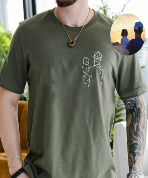 Personalized Fathers Day Shirt