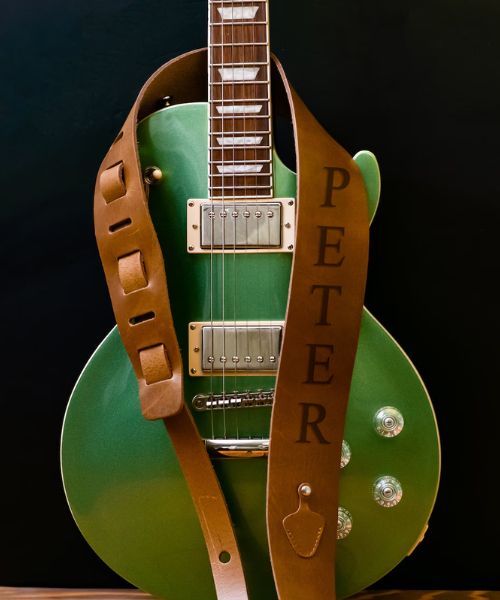 Personalized Leather Guitar Strap
