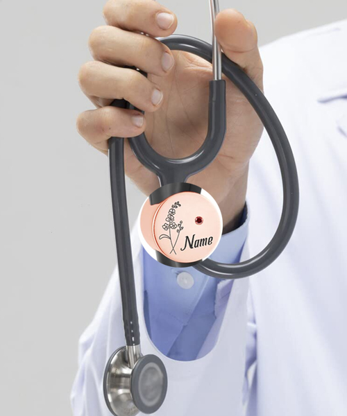 Personalized Stethoscope Name Tag