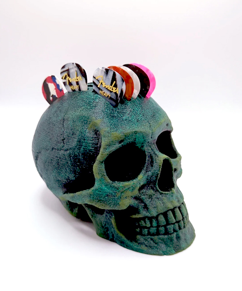 Pick Holder Skull Mohawk