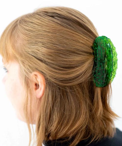 Pickle Hair Claw Clip