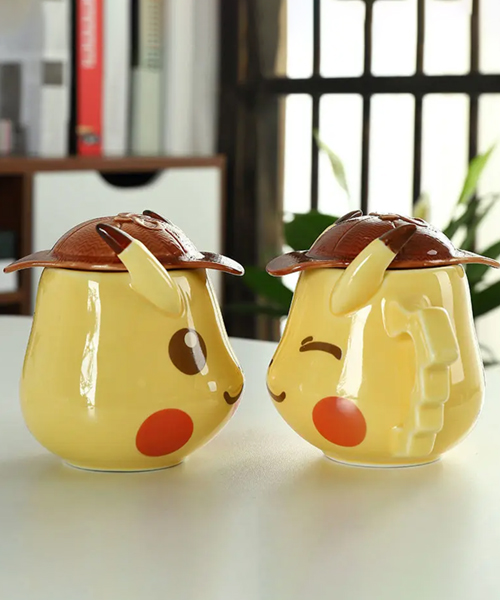 Pokemon 3D Pikachu Ceramic Coffee Cup