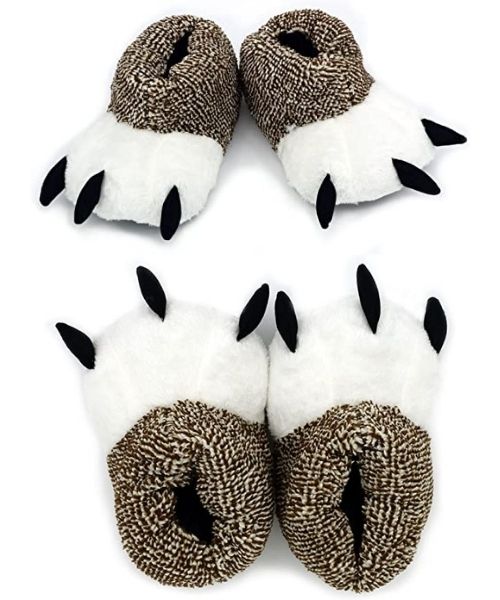 Polar Bear Paw Slippers