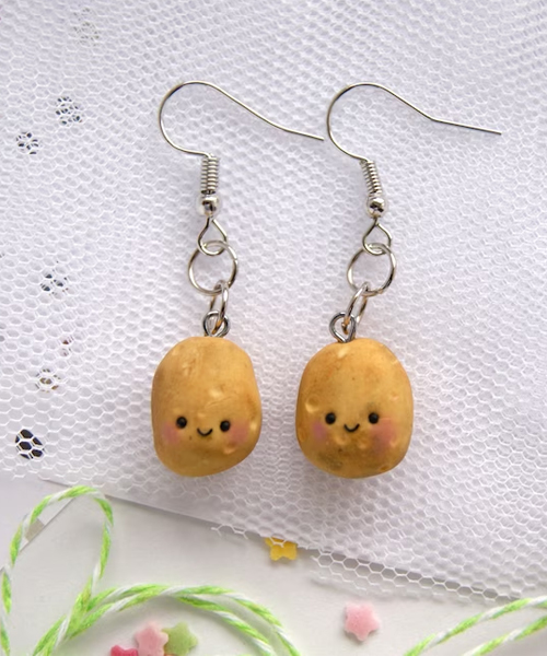 Potato Earrings