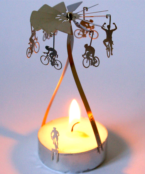 Racing Bike Teelight Pyramid