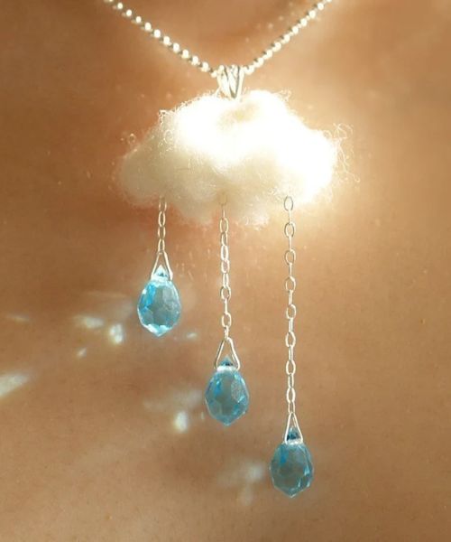 Rain Cloud Necklace
