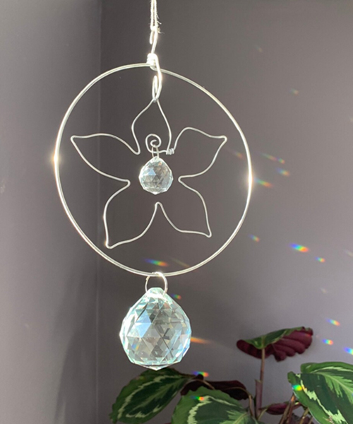 Rainbow Maker Star Flower Globe