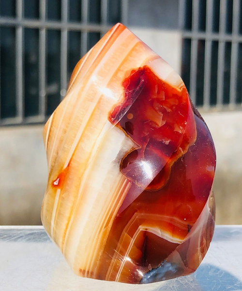 Red Agate Torch Crystal