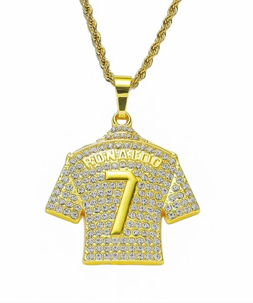 Ronaldo Jersey Pendant With Chain Set