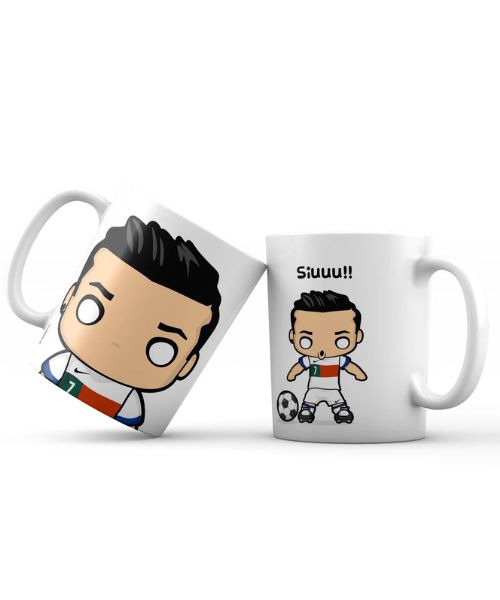 Ronaldo Siuuu Kawaink Coffee Mug