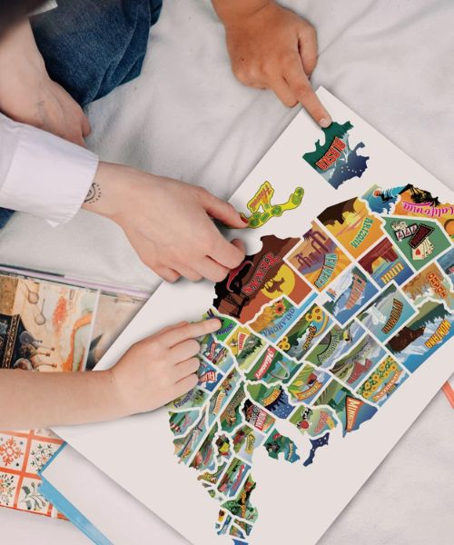 RV State Travel USA Map