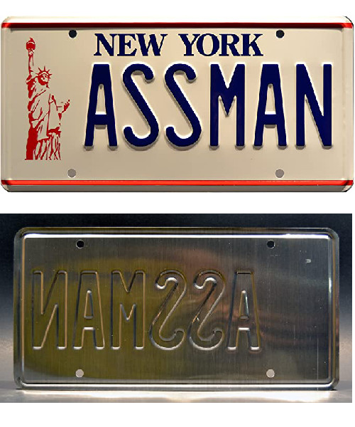 Seinfeld Metal Stamped License Plate