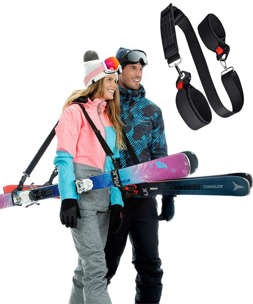 Ski Strap And Pole Carrier