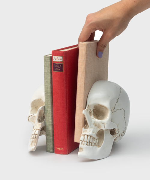  The Skull Bookends