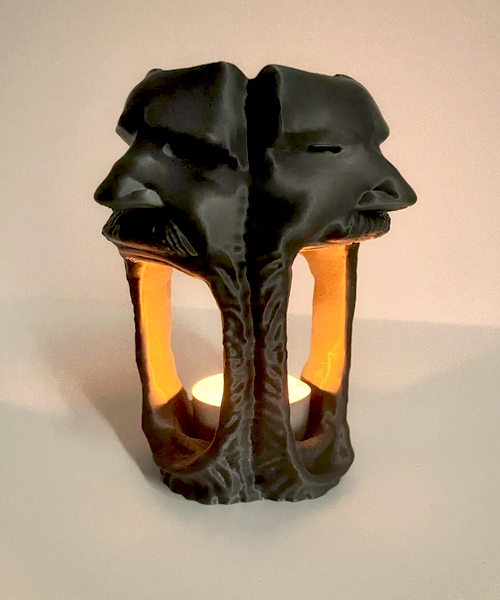 Skyrim Wabbajack Candle Holder