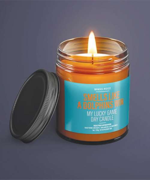 Smells Like A Dolphins Win Candle