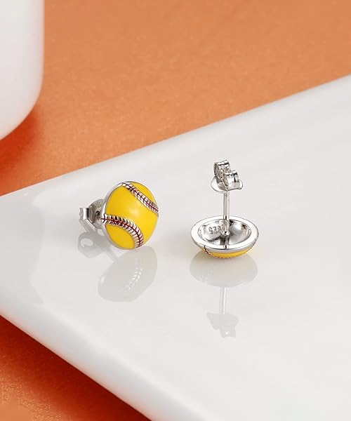 Softball Earrings Stud 