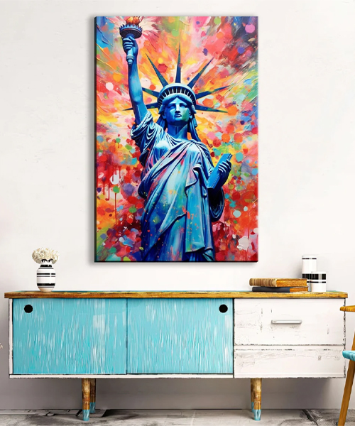 Statue Of Liberty Canvas