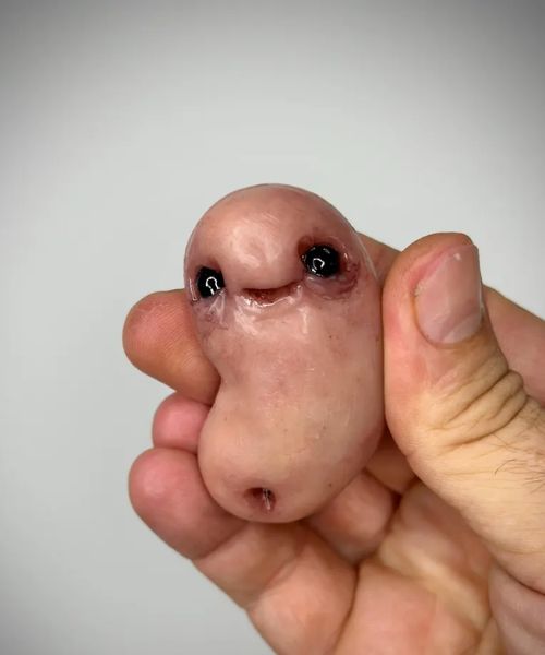 The Bean - Handcrafted Polymer Clay Figurine