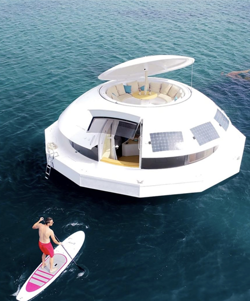 UFO Shaped Luxury Yacht