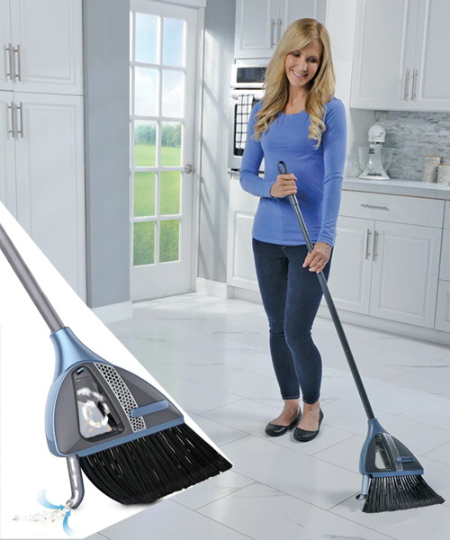 Vabroom 2 in 1 Sweeper with Built in Vacuum