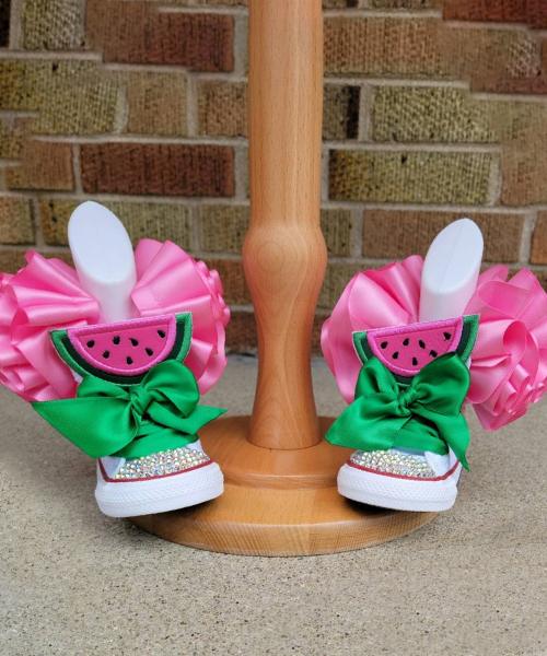 Watermelon Birthday Bling Shoes 