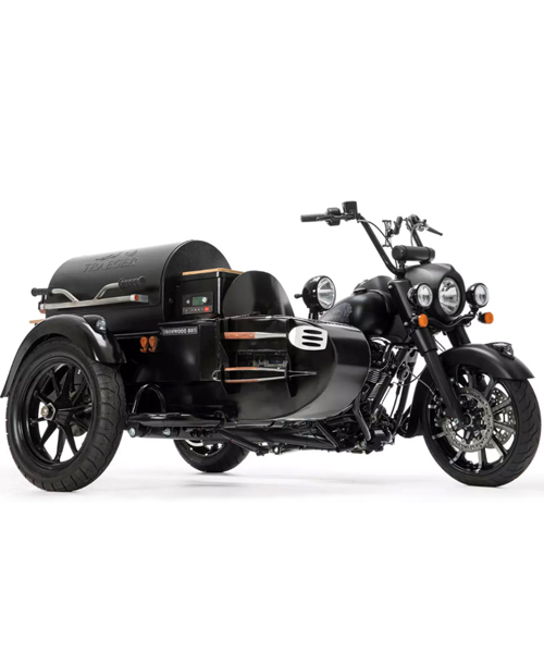 Wood-Fired Grill Motorcycle