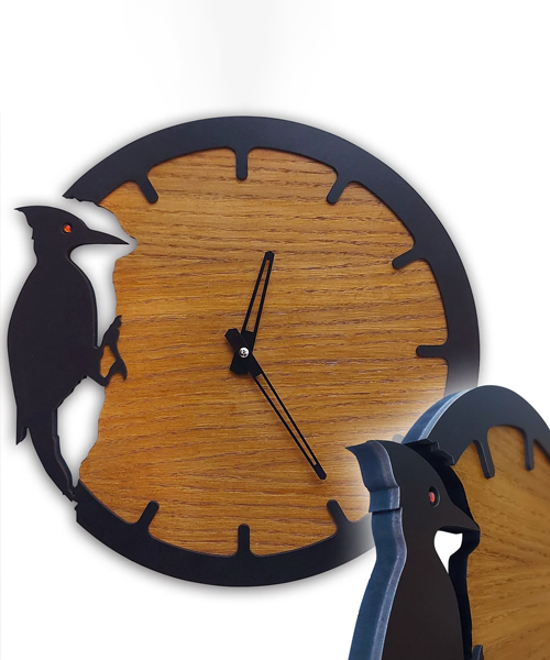 Woodpecker Wall Clock