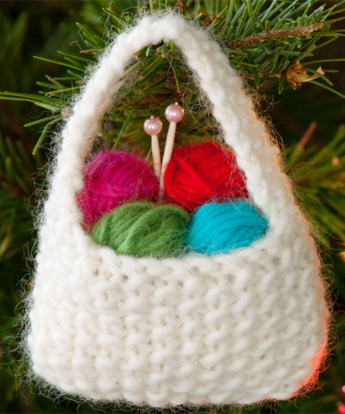 Yarn Basket Ornament